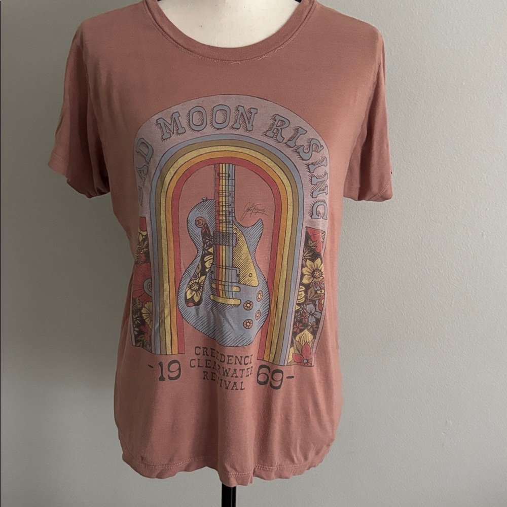 LETLUV Creedence Clearwater Revival “Bad Moon Rising” T-Shirt, SMALL